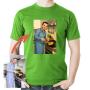 Regalos personalizados: Camisetas personalizadas: Camiseta personalizada para hombre con tu foto y filtro IA