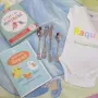 Regalos personalizados: Regalos con nombre: Canastilla para beb&eacute; personalizada