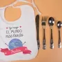 Regalos personalizados: Regalos con nombre: Canastilla para beb&eacute; personalizada 'Mundo bonito'
