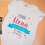Regalos personalizados: Regalos con nombre: Canastilla para beb&eacute; personalizada 'Y lleg&oacute;...'