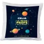 Regalos personalizados: Dise&ntilde;o y decoraci&oacute;n: Coj&iacute;n personalizado 'Mejor Profe de la Galaxia'