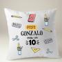 Regalos personalizados: Dise&ntilde;o y decoraci&oacute;n: Coj&iacute;n personalizado profe eres un 10