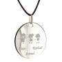 Regalos personalizados: Joyas personalizadas: Colgante de plata alban personalizado