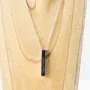 Regalos personalizados: Joyas personalizadas: Colgante barra vertical grabada