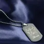 Regalos personalizados: Regalos con escudos: Colgante chapa con escudo grabado