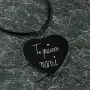 Regalos personalizados: Joyas personalizadas: Colgante coraz&oacute;n con tu letra grabada