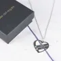Regalos personalizados: Joyas personalizadas: Colgante coraz&oacute;n con cristales personalizado