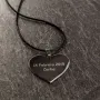 Regalos personalizados: Joyas personalizadas: Colgante coraz&oacute;n con foto grabada