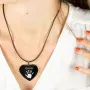 Regalos personalizados: Regalos con nombre: Colgante coraz&oacute;n personalizado 'Huella'