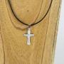 Regalos personalizados: Joyas personalizadas: Colgante cruz de plata personalizada