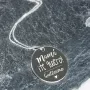Regalos personalizados: Joyas personalizadas: Colgante de plata grabado Mam&aacute; &iexcl;Te quiero!