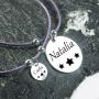 Regalos personalizados: Joyas personalizadas: Colgante de plata madre e hija personalizado