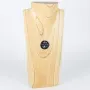 Regalos personalizados: Joyas personalizadas: Colgante de plata nacimiento personalizado