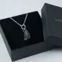 Regalos personalizados: Joyas personalizadas: Colgante de plata pie de beb&eacute; personalizado