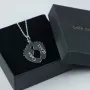 Regalos personalizados: Joyas personalizadas: Colgante de plata pies de beb&eacute; personalizados