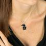 Regalos personalizados: Joyas personalizadas: Colgante de plata querub&iacute;n chica personalizado