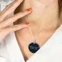 Regalos personalizados: Joyas personalizadas: Colgante de plata medalla personalizado