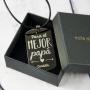 Regalos personalizados: Joyas personalizadas: Colgante personalizado El mejor Pap&aacute;
