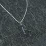 Regalos personalizados: Joyas personalizadas: Colgante de plata querub&iacute;n chico grabado