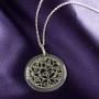 Regalos personalizados: Joyas personalizadas: Colgante de plata roset&oacute;n personalizado