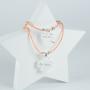Regalos personalizados: Joyas personalizadas: Colgante tr&eacute;bol madre e hija personalizado