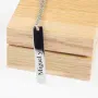 Regalos personalizados: Joyas personalizadas: Colgante vertical personalizado con nombre