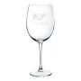 Regalos personalizados: Cristaler&iacute;a personalizada: Copa de vino con iniciales grabadas