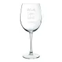 Regalos personalizados: Cristaler&iacute;a personalizada: Copa de vino grabada