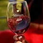 Regalos personalizados: Cristaler&iacute;a personalizada: Copa de vino grabada con coraz&oacute;n