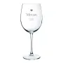 Regalos personalizados: Cristaler&iacute;a personalizada: Copa de vino grabada con coraz&oacute;n