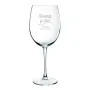 Regalos personalizados: Cristaler&iacute;a personalizada: Copa de vino grabada cumplea&ntilde;os