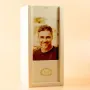 Regalos personalizados: Cristaler&iacute;a personalizada: Copa de vino grabada en caja de madera con foto