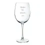 Regalos personalizados: Cristaler&iacute;a personalizada: Copa de vino grabada para jubilaci&oacute;n