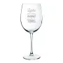Regalos personalizados: Cristaler&iacute;a personalizada: Copa de vino grabada para madre