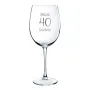 Regalos personalizados: Cristaler&iacute;a personalizada: Copa de vino para cumplea&ntilde;os grabada