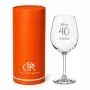 Regalos personalizados: Cristaler&iacute;a personalizada: Copa de vino para cumplea&ntilde;os grabada