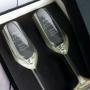 Regalos personalizados: Cristaler&iacute;a personalizada: Copas de cava con texto grabado