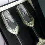 Regalos personalizados: Cristaler&iacute;a personalizada: Copas de cava grabadas para pareja