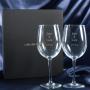 Regalos personalizados: Cristaler&iacute;a personalizada: Copas de vino grabadas