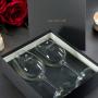 Regalos personalizados: Cristaler&iacute;a personalizada: Copas de vino grabadas con coraz&oacute;n