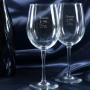 Regalos personalizados: Cristaler&iacute;a personalizada: Copas de vino grabadas cumplea&ntilde;os