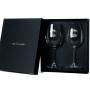 Regalos personalizados: Cristaler&iacute;a personalizada: Copas de vino grabadas flores
