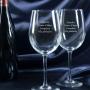 Regalos personalizados: Cristaler&iacute;a personalizada: Copas de vino jubilaci&oacute;n