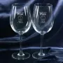 Regalos personalizados: Cristaler&iacute;a personalizada: Copas de vino 'medalla al mejor pap&aacute;' personalizada