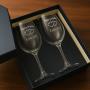 Regalos personalizados: Cristaler&iacute;a personalizada: Copas de vino para parejas