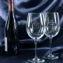 Regalos personalizados: Cristaler&iacute;a personalizada: Copas de vino regalo de jubilaci&oacute;n