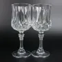 Regalos personalizados: Cristaler&iacute;a personalizada: Copas de vino talladas grabadas con inicial