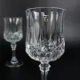 Regalos personalizados: Cristaler&iacute;a personalizada: Copas de vino talladas grabadas con inicial
