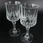 Regalos personalizados: Cristaler&iacute;a personalizada: Copas de vino talladas grabadas con inicial