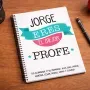 Regalos personalizados: Cuadernos: Cuaderno Mejor Profe personalizado